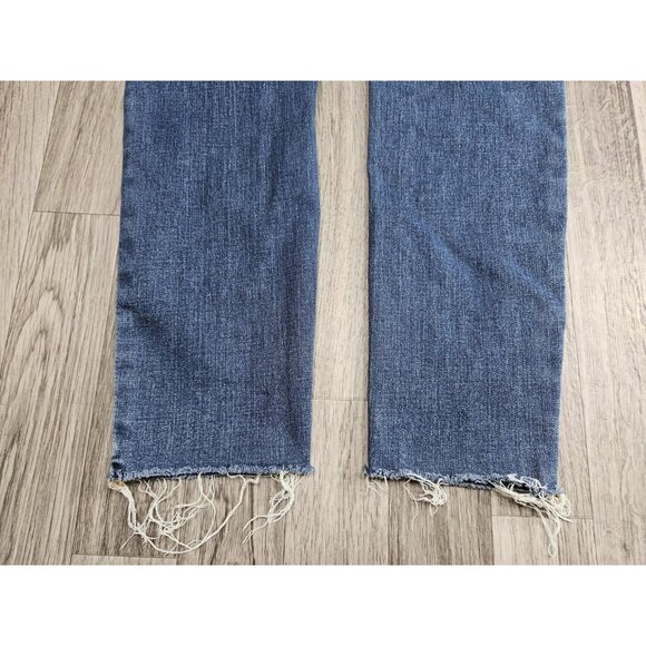 Articles of Society Jeans Womens 28 Distressed Prairie Raw Hem Stretch Denim - Picture 3 of 15